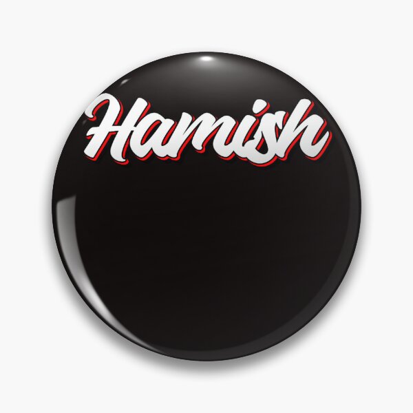 Artikelvorschau, Retro-Hamish-Namensschild entworfen und verkauft von TERESTERKE.