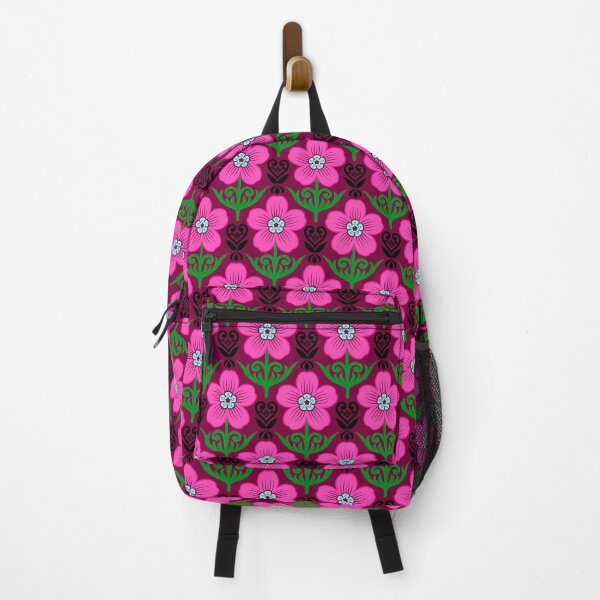 Item preview, Retro Pink Flower vector Garden designed and sold by Charmy Design.
