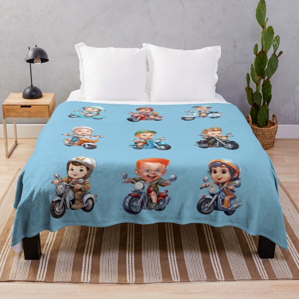 Item preview, Baby Boys Riding a Motorcycle (set 2) designed and sold by TheTrendsDesk.