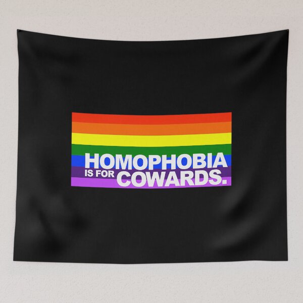 Item preview, Homophobia is for Cowards  	 designed and sold by horqvzql83.
