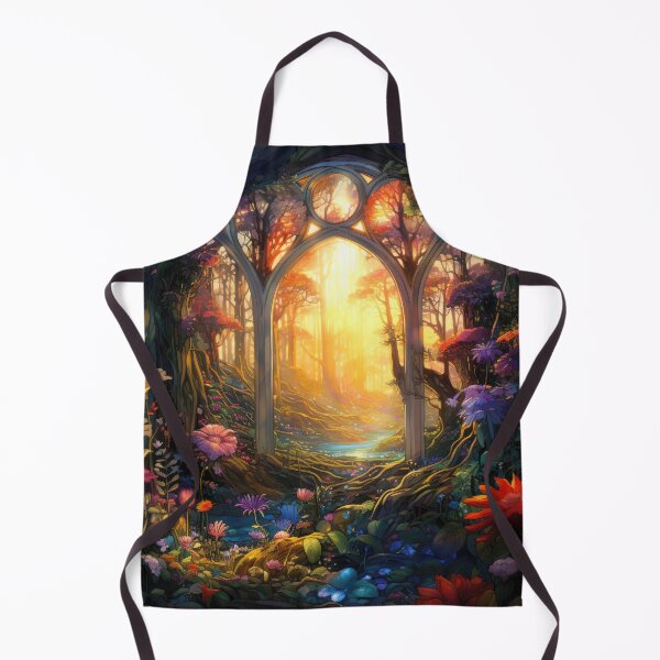 Item preview, Archway to the light with flowers and magical plants designed and sold by EarthandEase.