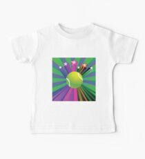 Tennis Ball Background 2 Baby Tee
