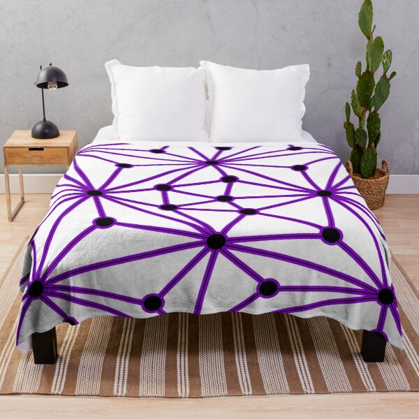 Item preview, Abstract geometric pattern - purple designed and sold by K.S ART.