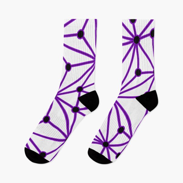 Item preview, Abstract geometric pattern - purple designed and sold by K.S ART.