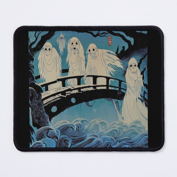 Item preview, Halloween - Haunted Bridge Woodcut 3 designed and sold by CrankyOldDude.
