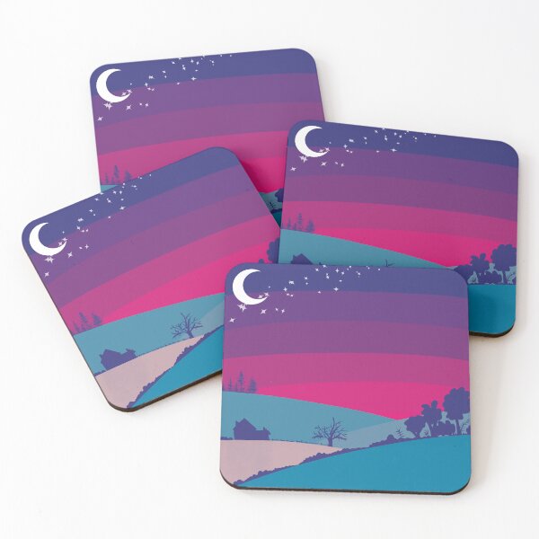 Item preview, Pink countryside sunset designed and sold by RainbowEagles.