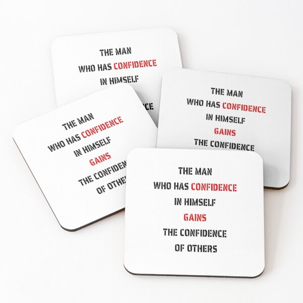 Item preview, The Man Who Has Confidence In Himself Gains The Confidence Of Others. designed and sold by santoshputhran.