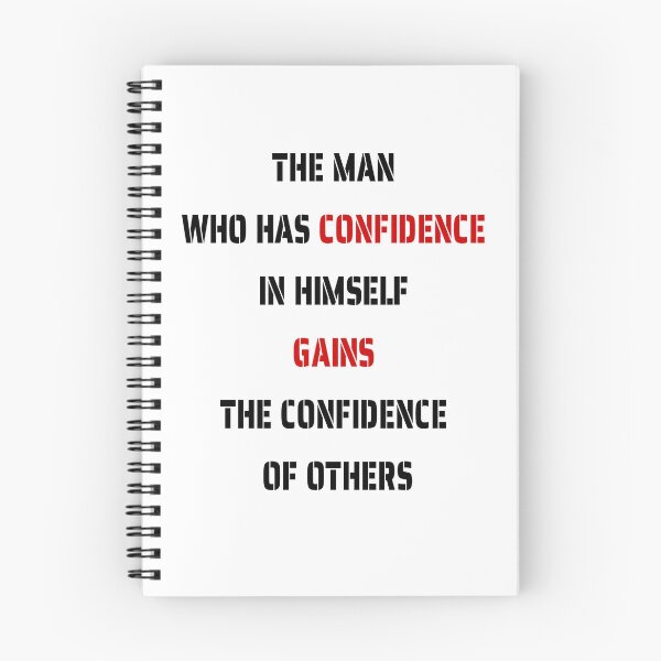 Item preview, The Man Who Has Confidence In Himself Gains The Confidence Of Others. designed and sold by santoshputhran.
