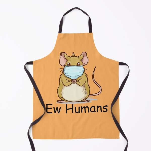 Item preview, Masked rat (Ew Humans) dark text version designed and sold by mindgoop.