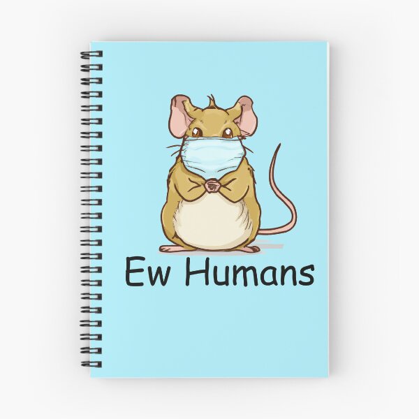 Item preview, Masked rat (Ew Humans) dark text version designed and sold by mindgoop.
