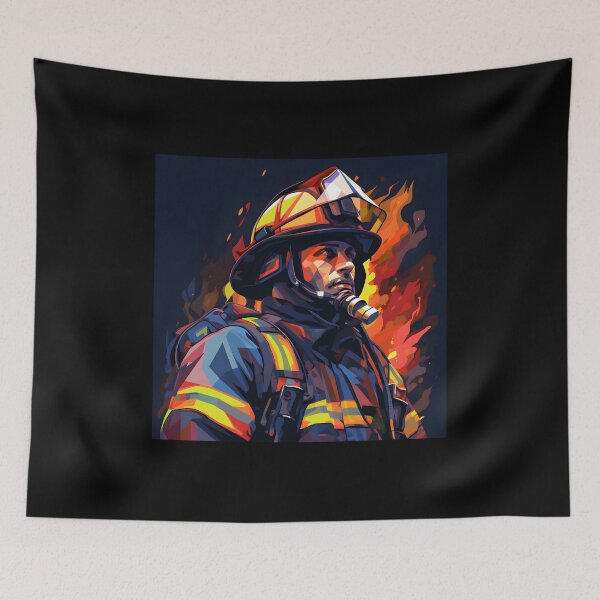Item preview, Firefighte through AI Vector Art #6 designed and sold by PUMPITH.
