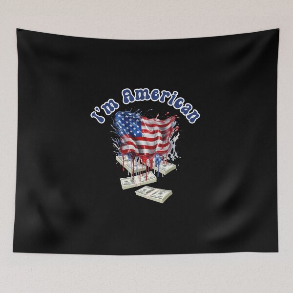 Item preview, American flag and dollar bill designed and sold by Viking60North.