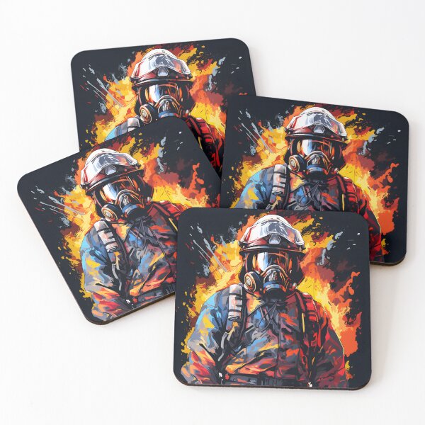 Item preview, fire fighter multi color#8 designed and sold by PUMPITH.