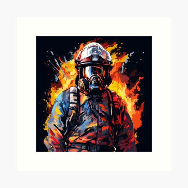 Item preview, fire fighter multi color#8 designed and sold by PUMPITH.