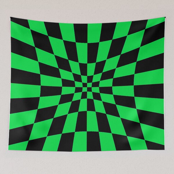 Item preview, Black and Green Chessboard Squares Pattern designed and sold by Allomensiaa.