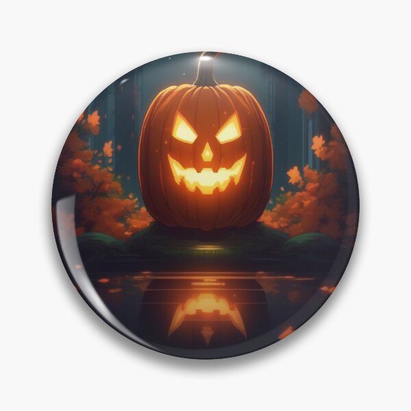 Item preview, Jack-O-Lantern Pixel Halloween Cards designed and sold by PLANTONE.