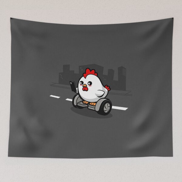 Item preview, Cute Kawaii Techie Original Chicken Joke Cartoon designed and sold by BoggsNicolasArt.