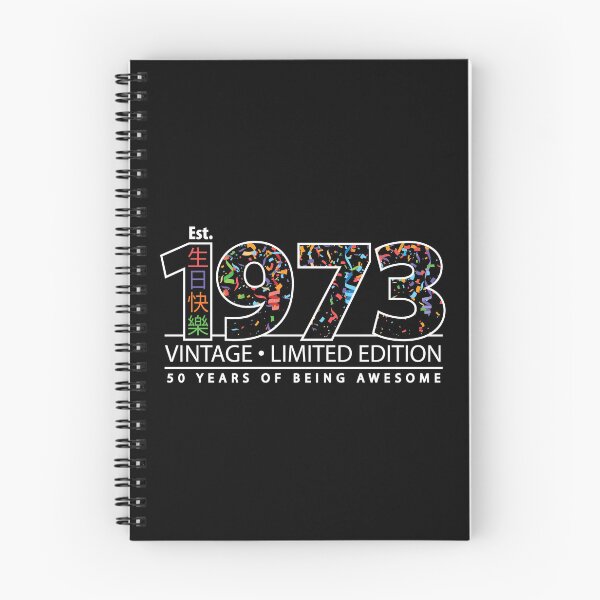 Item preview, Happy 50th Est. 1973 Vintage Limited Edition 50 Years of Being Awesome  designed and sold by PCStudio57.