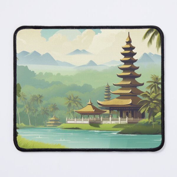 Item preview, A Vintage Travel Illustration of Bali - Indonesia designed and sold by GoodOldVintage.