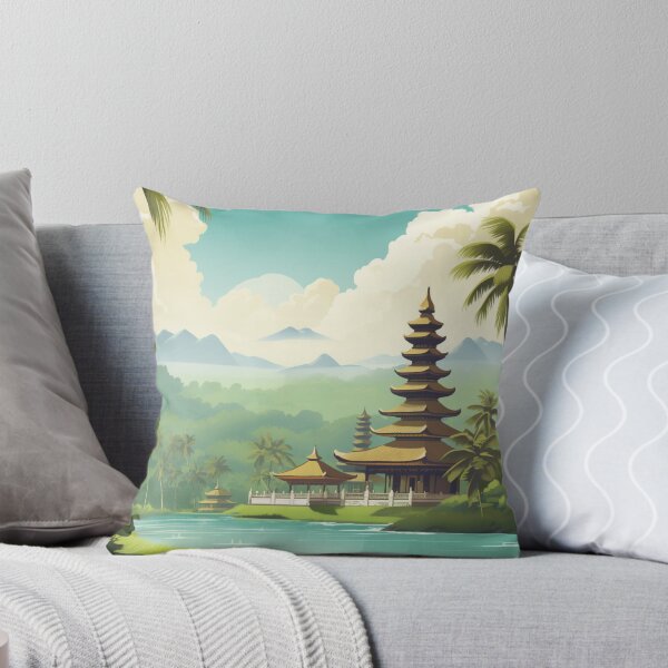 Item preview, A Vintage Travel Illustration of Bali - Indonesia designed and sold by GoodOldVintage.
