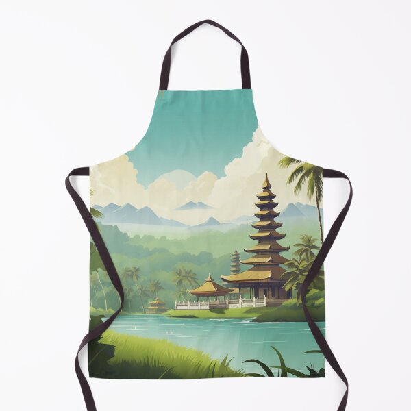 Item preview, A Vintage Travel Illustration of Bali - Indonesia designed and sold by GoodOldVintage.
