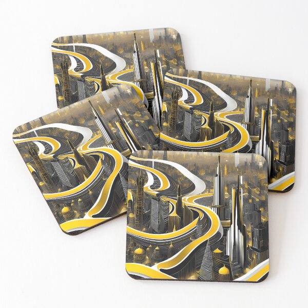 Item preview, Otherworldly Cityscape designed and sold by Vibranta Studio.