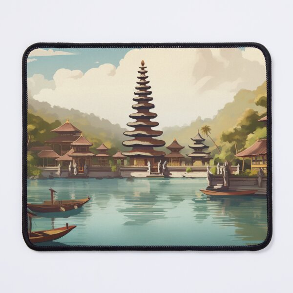Item preview, A Vintage Travel Illustration of Bali - Indonesia designed and sold by GoodOldVintage.