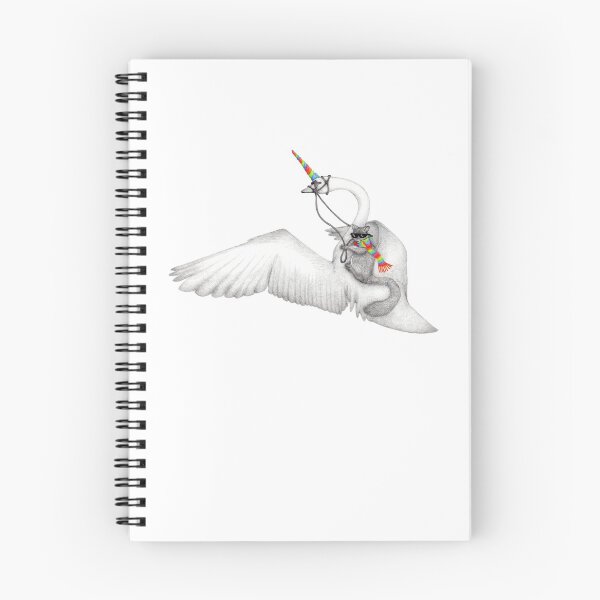 Item preview, Bad Ass Squirrel & Pet Unicorn Swan designed and sold by Perrin Le Feuvre.