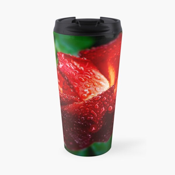 Raindrops on Roses Travel Mug