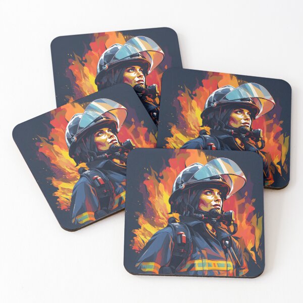 Item preview, fire fighter multi color #10 designed and sold by PUMPITH.