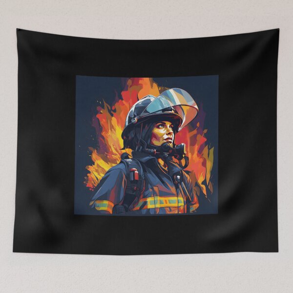 Item preview, fire fighter multi color #10 designed and sold by PUMPITH.