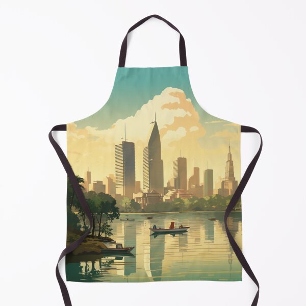 Item preview, A Vintage Travel Illustration of Jakarta - Indonesia designed and sold by GoodOldVintage.