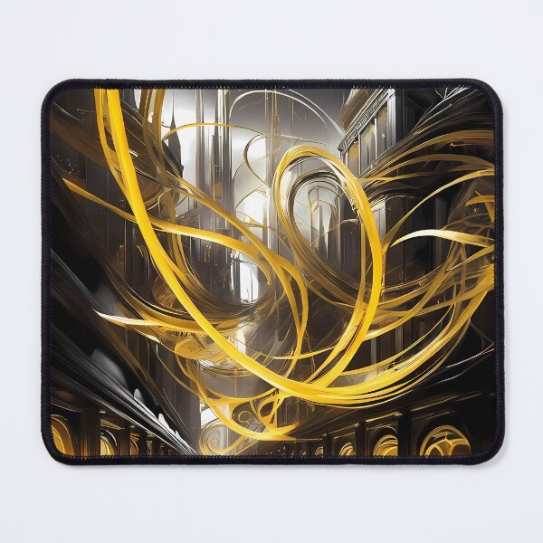 Item preview, Otherworldly Cityscape with swirls designed and sold by Vibranta Studio.