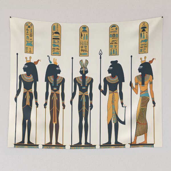 Item preview, Ancient Egypt Seamless Pattern - Timeless Elegance  designed and sold by AlienSkinEyes.