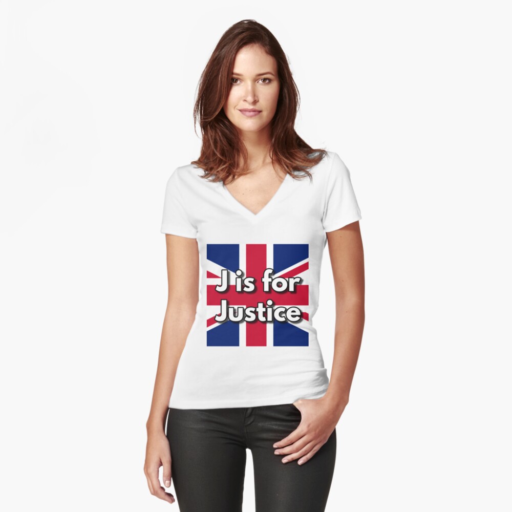 Item preview, Fitted V-Neck T-Shirt designed and sold by British-Culture.