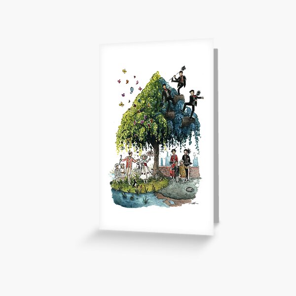 Vista previa del artículo con la obra «Árbol de acuarela de Mary Poppins», diseñado y vendido por carlottamascolo.