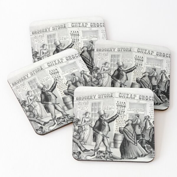 Item preview, STK501501A-Cheap groceries, vintage print. designed and sold by StocktrekImages.