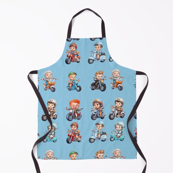 Item preview, Baby Boys Riding a Motorcycle (set 2) designed and sold by TheTrendsDesk.