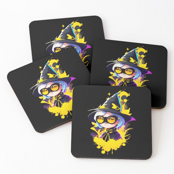 Item preview, Halloween Fashion Cute Witch with Sunglasses designed and sold by Ridiculam Toga.