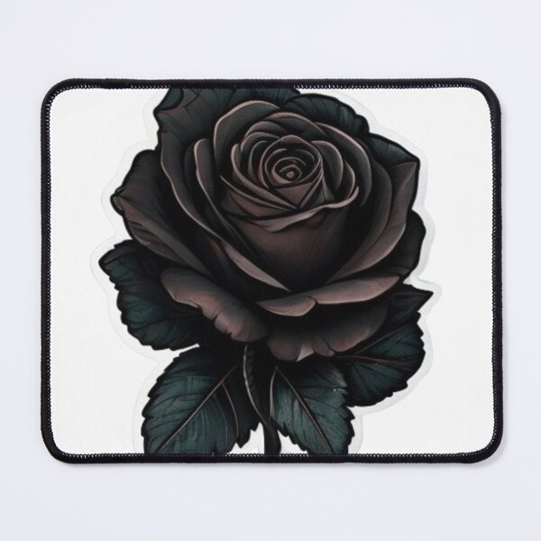 Item preview, black rose sticker designed and sold by Tape2Sticker.