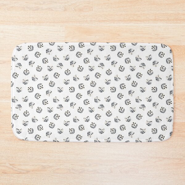 Item preview, Black and white gambling dices watercolor pattern for print on t shirts designed and sold by Elena Malgina.