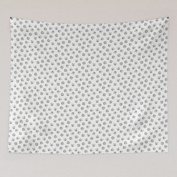 Item preview, Black and white gambling dices watercolor pattern for print on t shirts designed and sold by Elena Malgina.