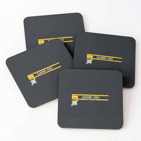Item preview, Game On! - Level UP Gaming Logo V2 (Yellow/Black) designed and sold by Visual Resolutions.