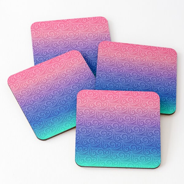 Item preview, Cute pastel cool colors geometric art nuvo pattern  designed and sold by Yaragold.