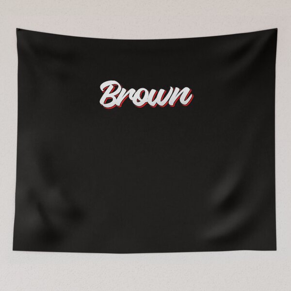 Item preview, Retro Brown Name Label  designed and sold by EDUARREYNOL.