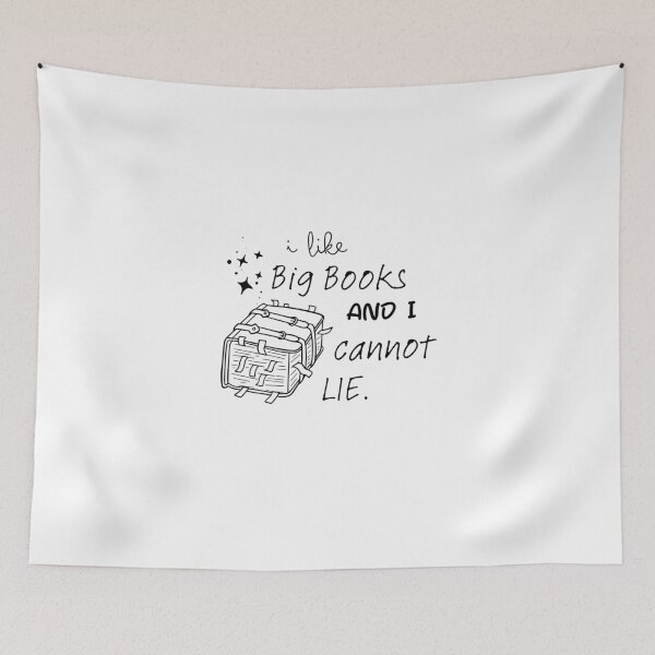 Item preview, I like big books - for Book Lovers designed and sold by NatureArtDecor.