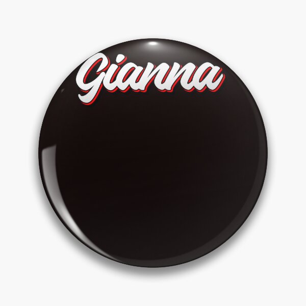 Item preview, Retro Gianna Name Label  designed and sold by CARLOSWILLA.