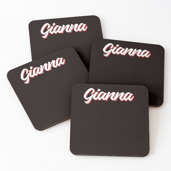 Item preview, Retro Gianna Name Label  designed and sold by CARLOSWILLA.