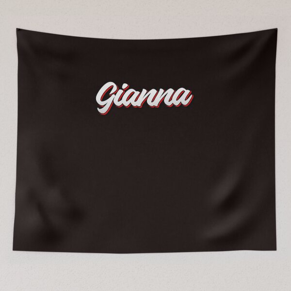 Item preview, Retro Gianna Name Label  designed and sold by CARLOSWILLA.