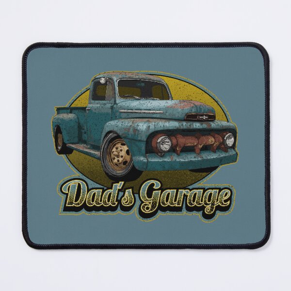 Item preview, Dad's Garage with Vintage 1951 Ford pickup designed and sold by Glenn Mueller.